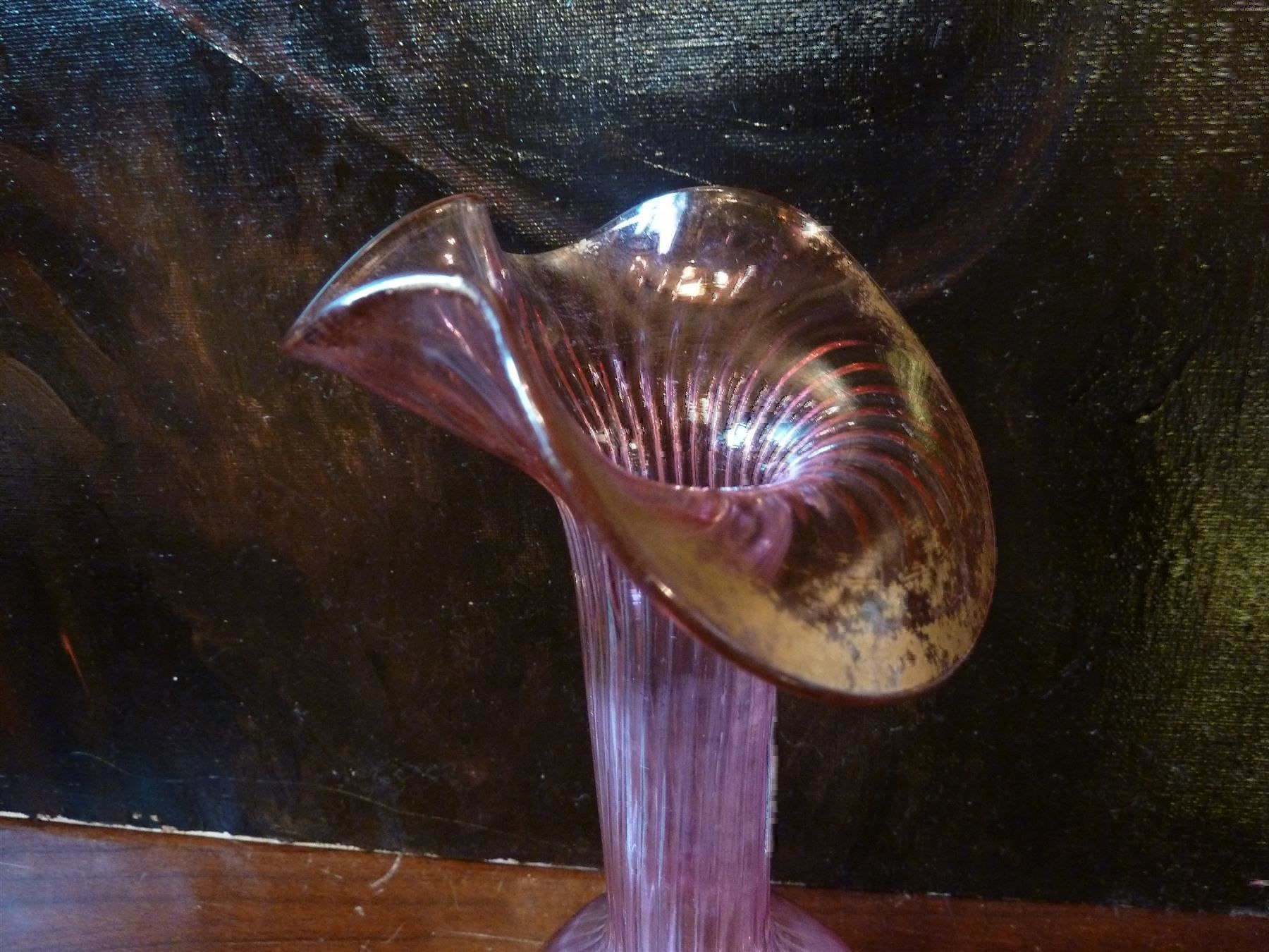 Vasen & Gefässe: Antike Glas Vase – Gebraucht aus Bure von 1319 7