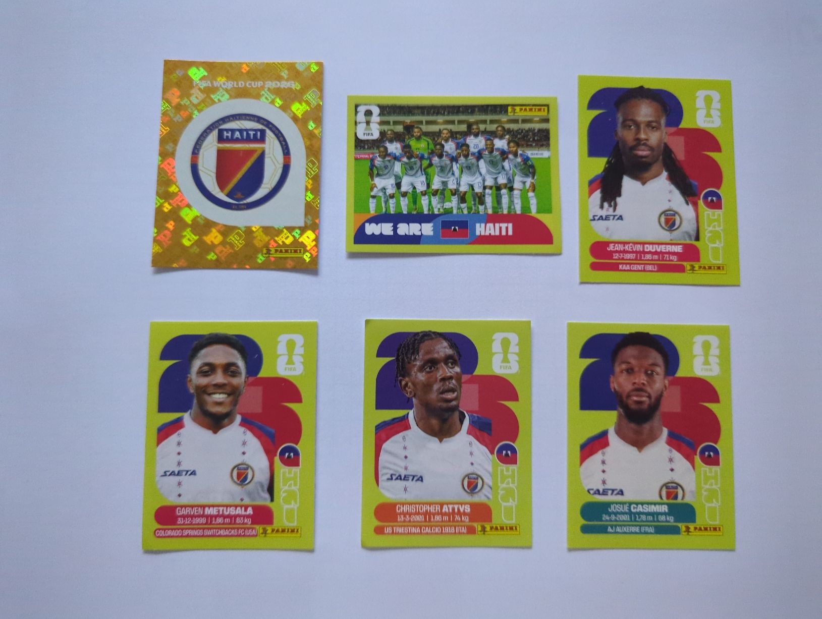 Panini Sammelbilder & Trading cards: WM 2026 Panini Haiti – Neu (gemäss Beschreibung) aus Kiental von CrowDolf