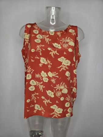 Vintage Tina Brader Seiden-Tanktop 90er - 40