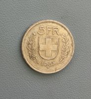 1967_ 5 Franken Silber_Münze