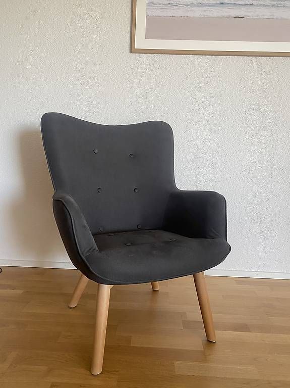 Poltrone: Sessel mit Fusshocker dunkel Grau/Anthrazit – Usato da Meinisberg venduto da davidf19 1