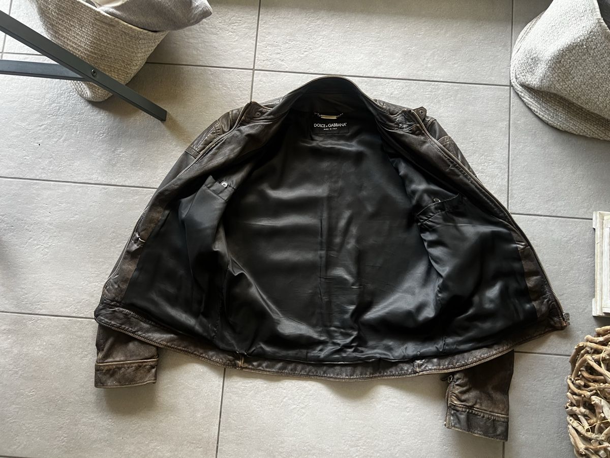 Dolce & Gabbana Giacche: Dolce e Gabbana giacca pelle uomo 50 – Usato da Mendrisio venduto da fly_9wzx 3