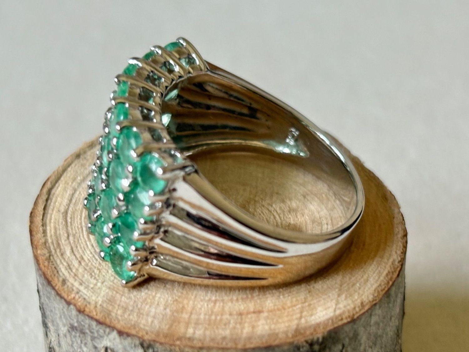 Anelli: Ring Smaragd, Gr. 56, Silber 925 – Nuovo (secondo la descrizione) da Brugg AG venduto da lau_9rvy 2