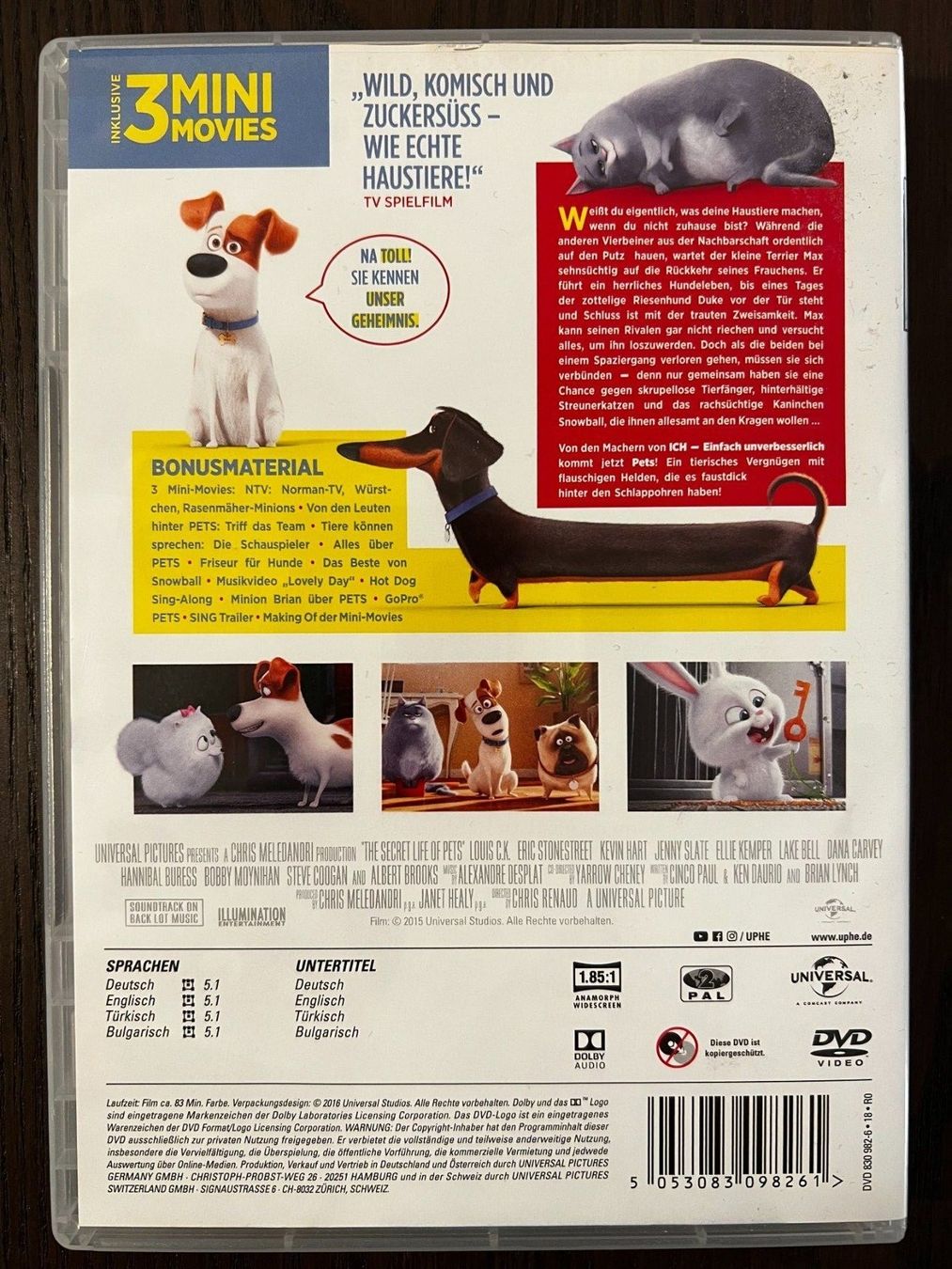 Tutti i DVDs: Pets – Usato da Zürich venduto da FilmFreunde 1
