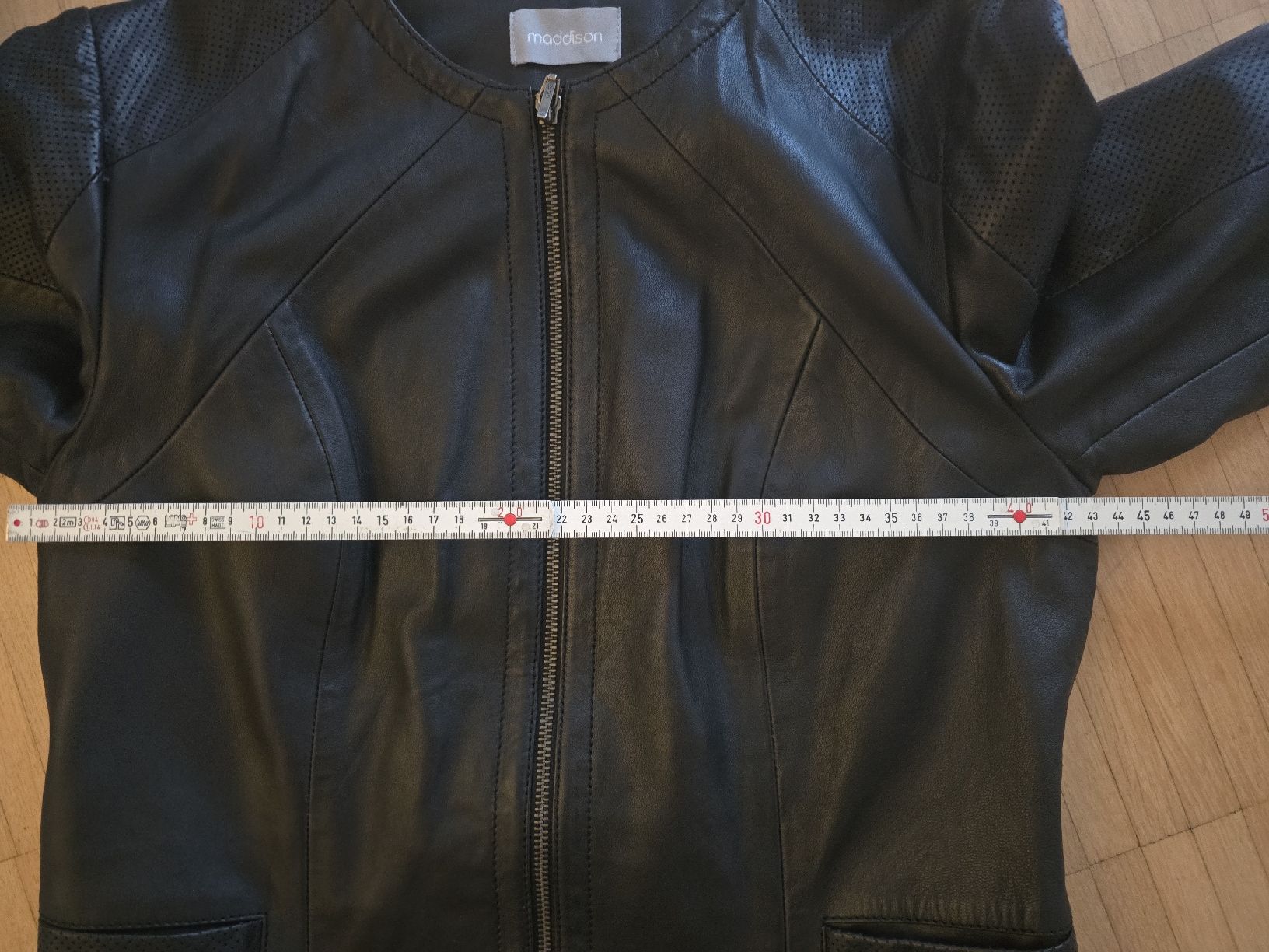 Maddison Giacche: Schwarze Echt Lederjacke, Grösse 40, Maddison top! – Usato da Laufenburg venduto da may_r2st 2