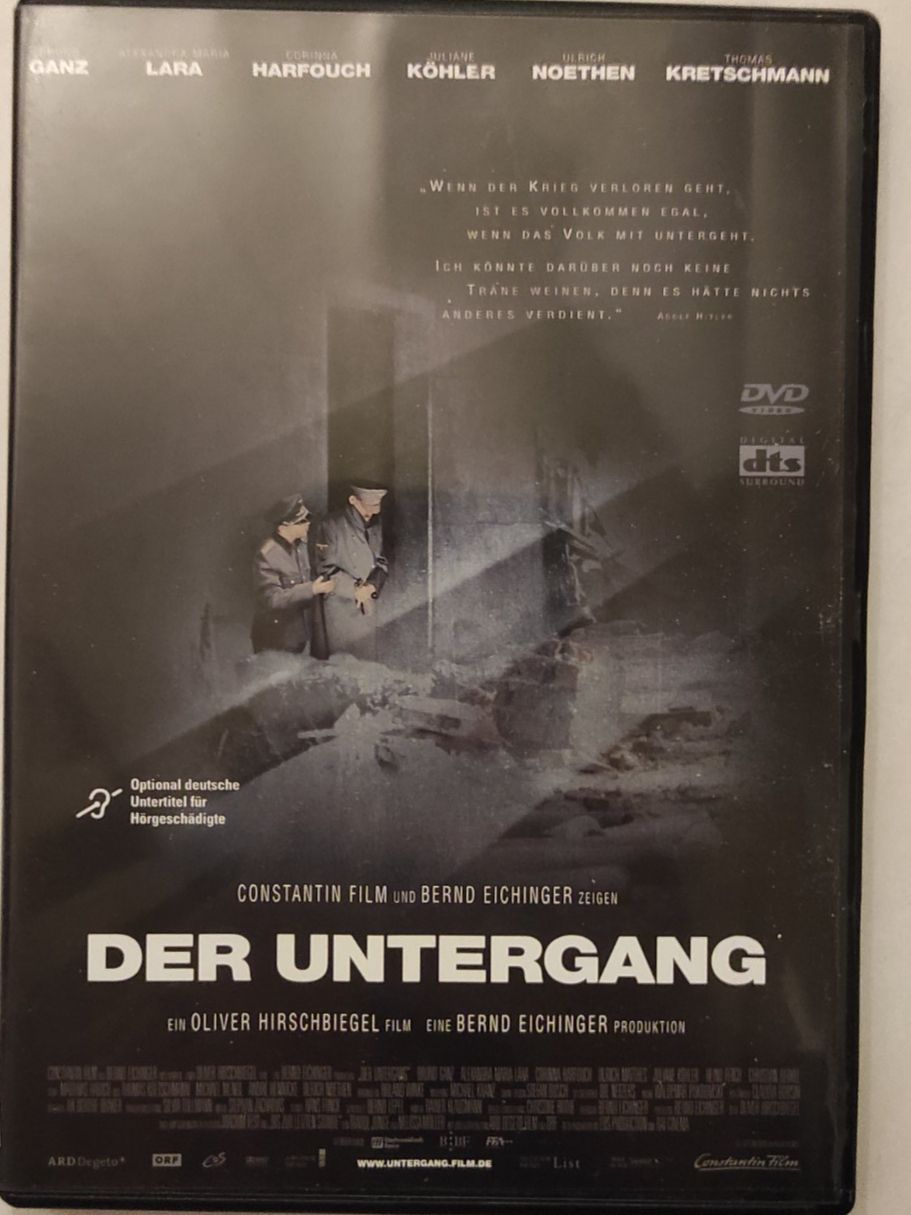 Alle DVDs: Der Untergang DVD - Bruno Ganz – Gebraucht aus Winterthur von Blacknero