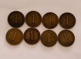 Österreich 8x 1 Schilling