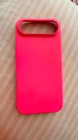 iPhone Air silicone case neon pink