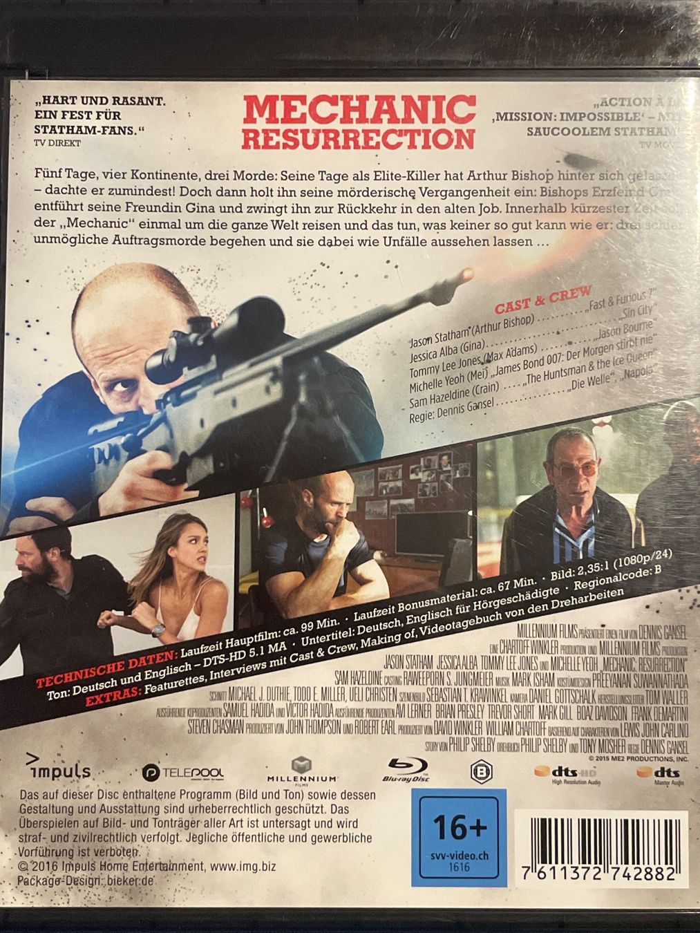 Alle DVDs: Mechanic Resurrection  (2016) – Neu (gemäss Beschreibung) aus Waldenburg von Gonzo8 1