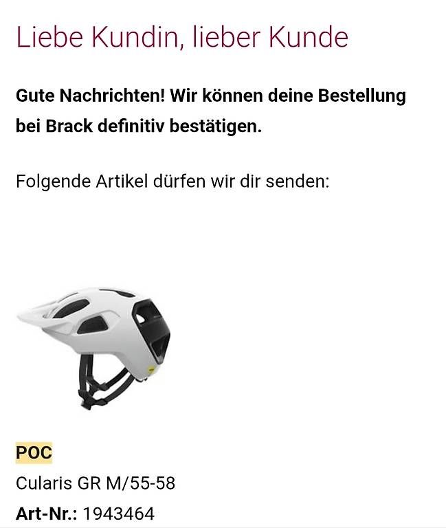 Poc Caschi: MTB Helm / Velohelm POC Cularis – Usato da Gümligen venduto da sale3001 2