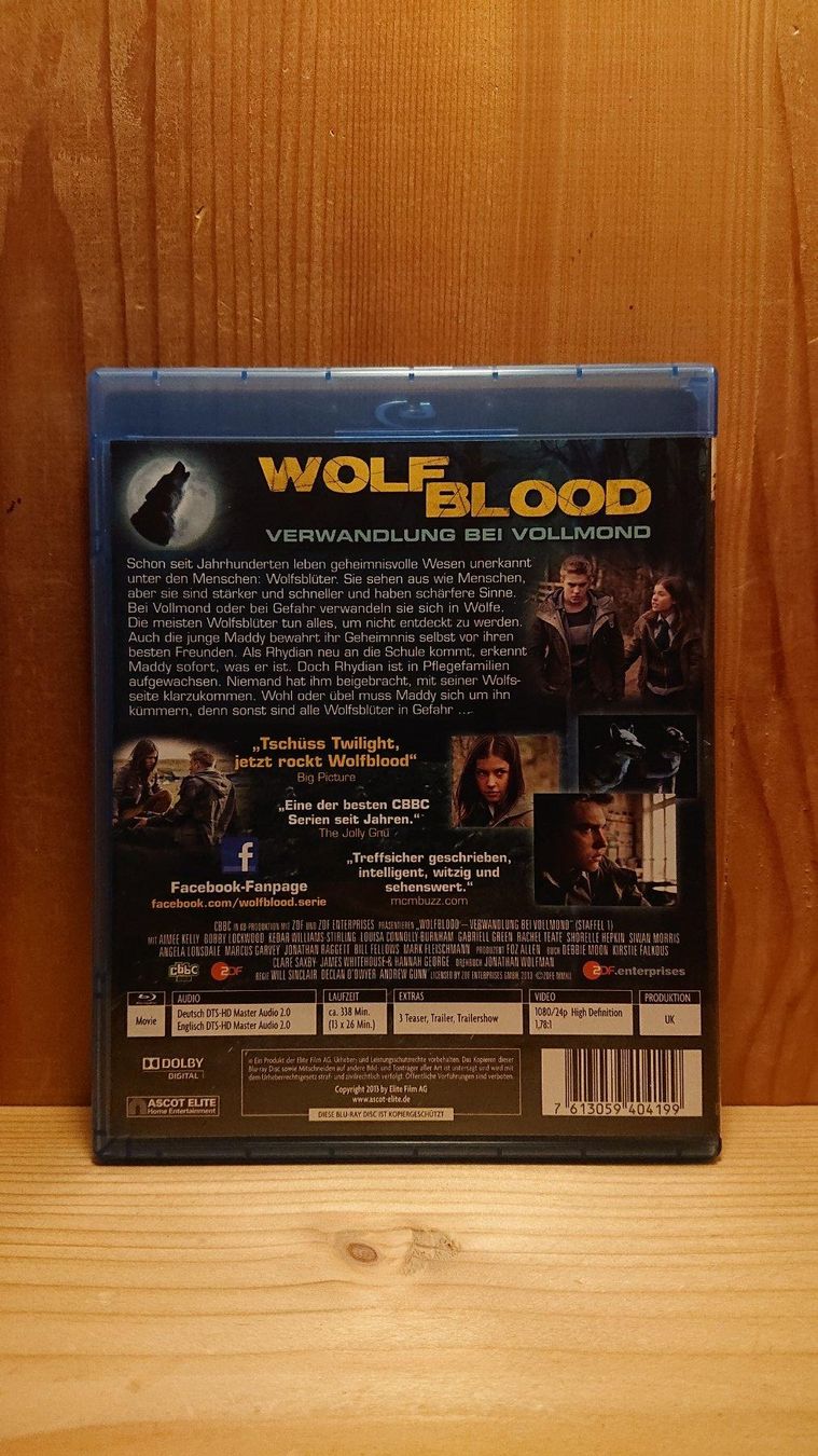 Tutti i DVDs: WOLFBLOOD Staffel 1 auf Blu-Ray – Usato da Wilderswil venduto da Exebub 1