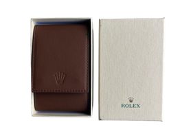 Rolex travel pouch/ etui brown with outer box New 🎁
