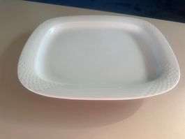 Platte Hutschenreuther „Scala Bianca“ 34 x 29.5 cm neuwertig