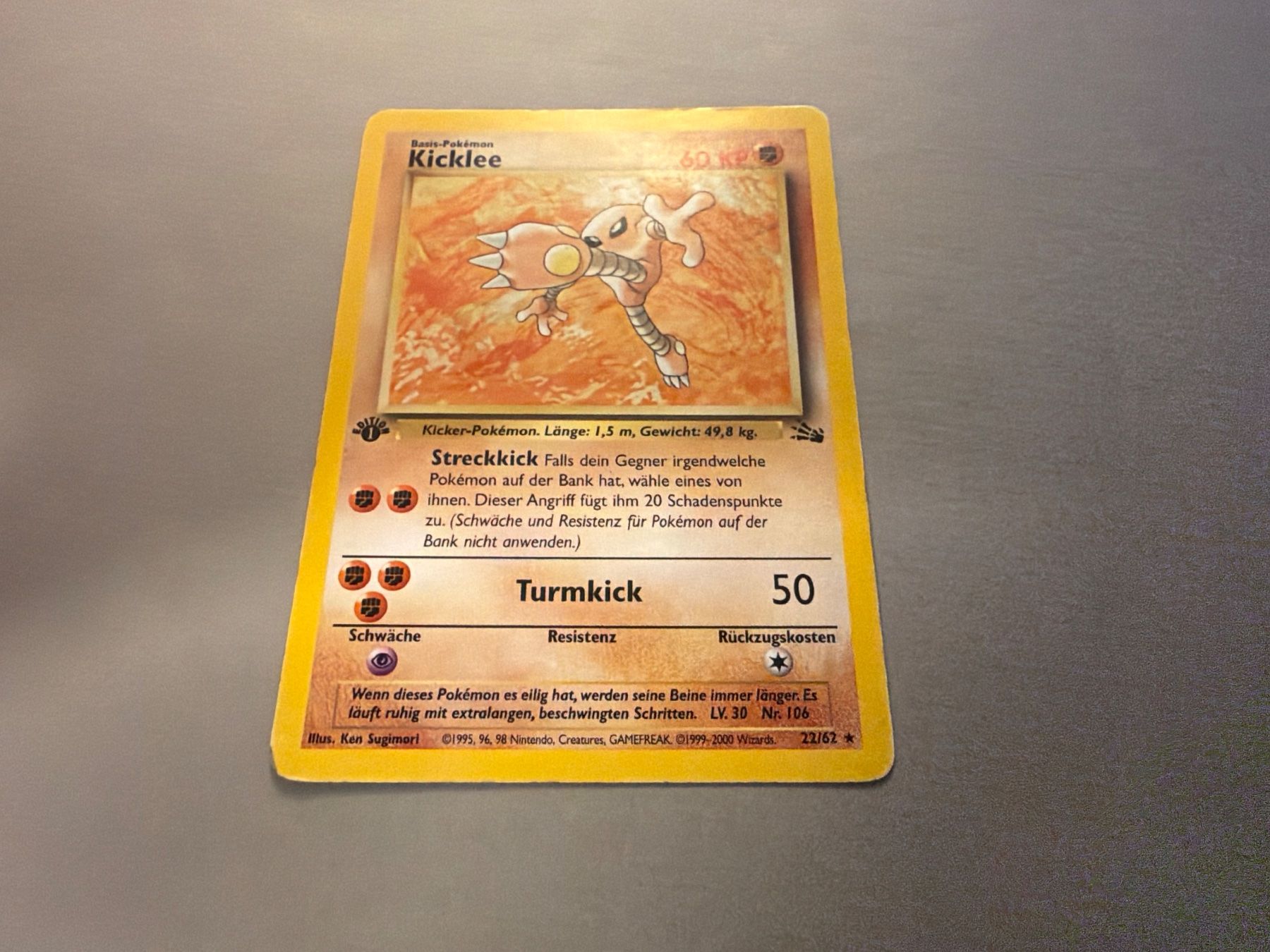 Pokémon Carte collezionabili: Kicklee 1.st Edition - Fossil – Usato da Kehrsatz venduto da Riyouu 1