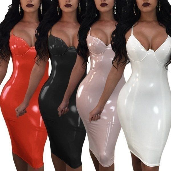 Vestiti: Mega verführerisches Lack sexy Kleid – Nuovo e nell'imballaggio originale da Dallenwil venduto da erotic321meins