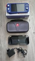 Nintendo Switch Lite bleu + etui + carte 128 Go