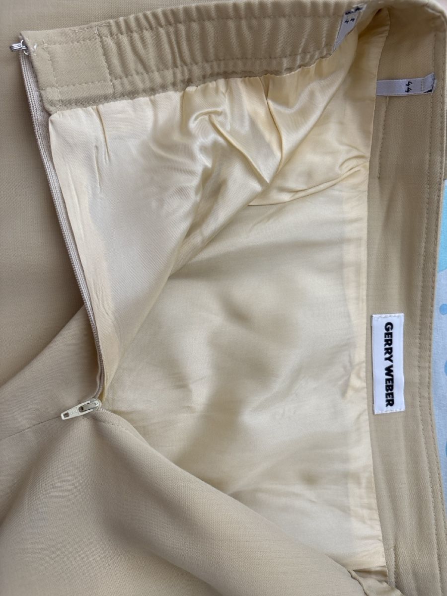 Gerry Weber Gonne: Gerry Weber Rock, Gr. 44, hellgelb, Bleistiftrock, Klassisc – Usato da Burgdorf venduto da VouSchoen 3