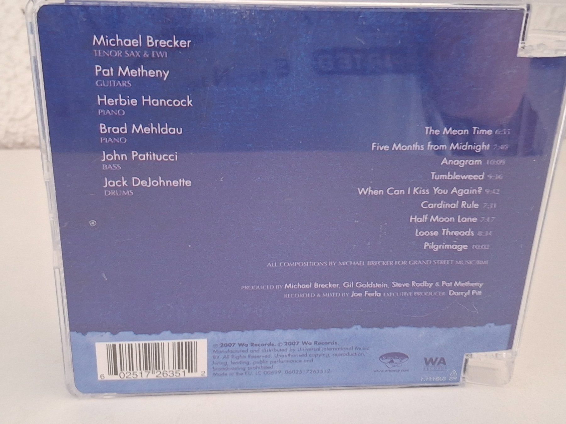 CD: CD Michael Brecker - Pilgrimage -  Featuring Hancok, Metheny – Usato da Aarberg venduto da Jackup1 1