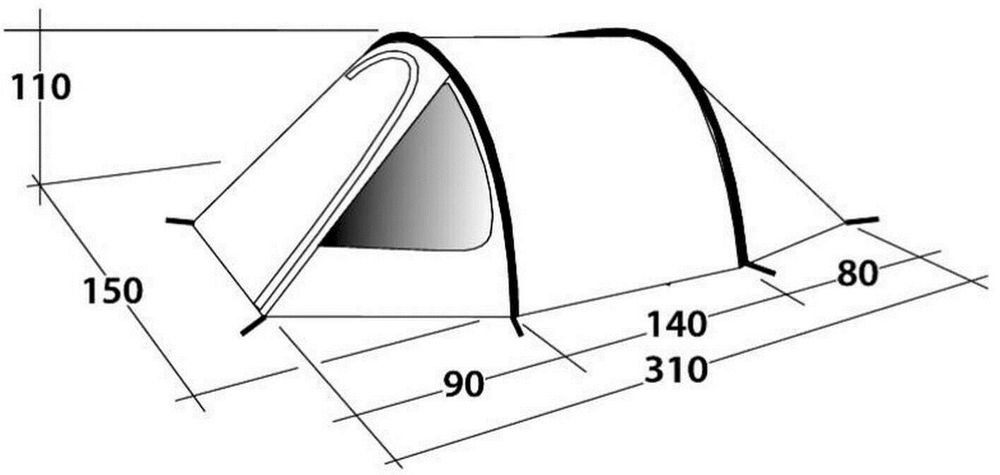 Zelte: Outwell Earth 2 Tunnelzelt, 2 Personen – Neu und originalverpackt aus Bottighofen von zaap 7