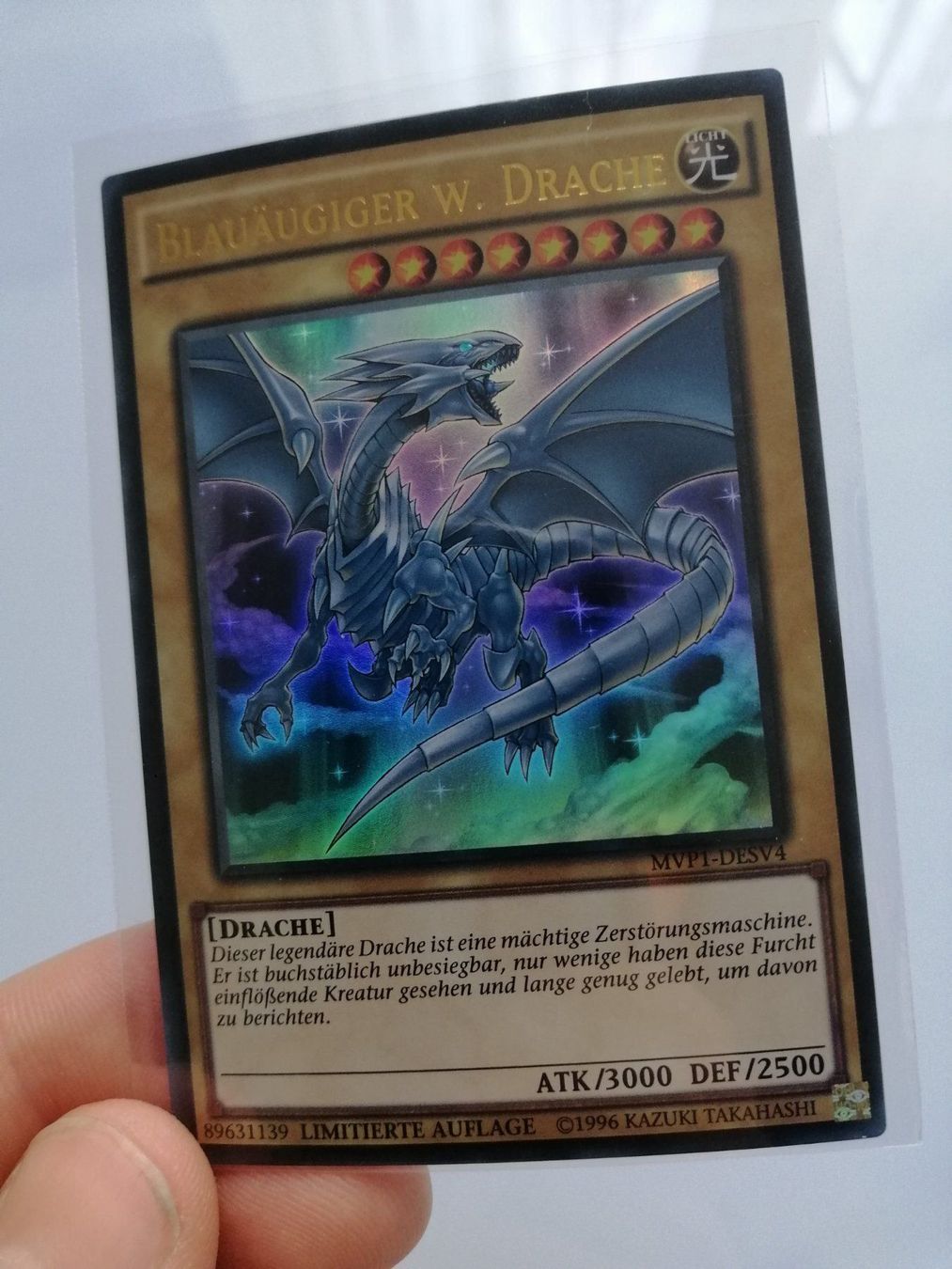 Yugioh Carte collezionabili: Blauäugiger W. Drache Limitierte Auflage – Nuovo (secondo la descrizione) da Boswil venduto da ShoppingCenterCity 5