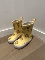 Gelbe Gummistiefel mit Löwenmotiv, Grösse 23, Top Zustand