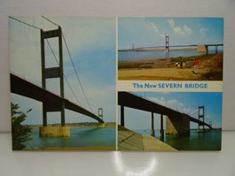 Vintage Postkarte The New Severn Bridge 9cmx14cm