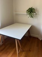 Bürotisch Basteltisch Nähtisch 150x100cm Weiss Bock-Tisch