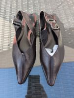 Ballerines cuir ZARA marron pointues taille 39 neuves.