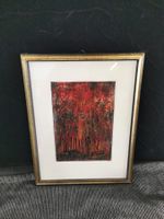 HELENA RIEDEL(1901-1991)PEINTURE TECHNIQUE MIXTE SIGNÉ