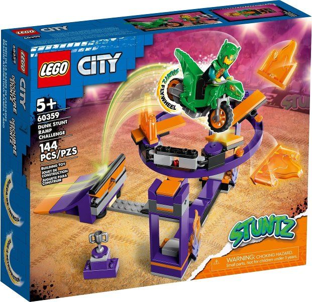 Lego Kit di costruzioni: LEGO City 60359 Dunk Stunt Ramp Challenge – Nuovo e nell'imballaggio originale da Basadingen venduto da NekoBricks