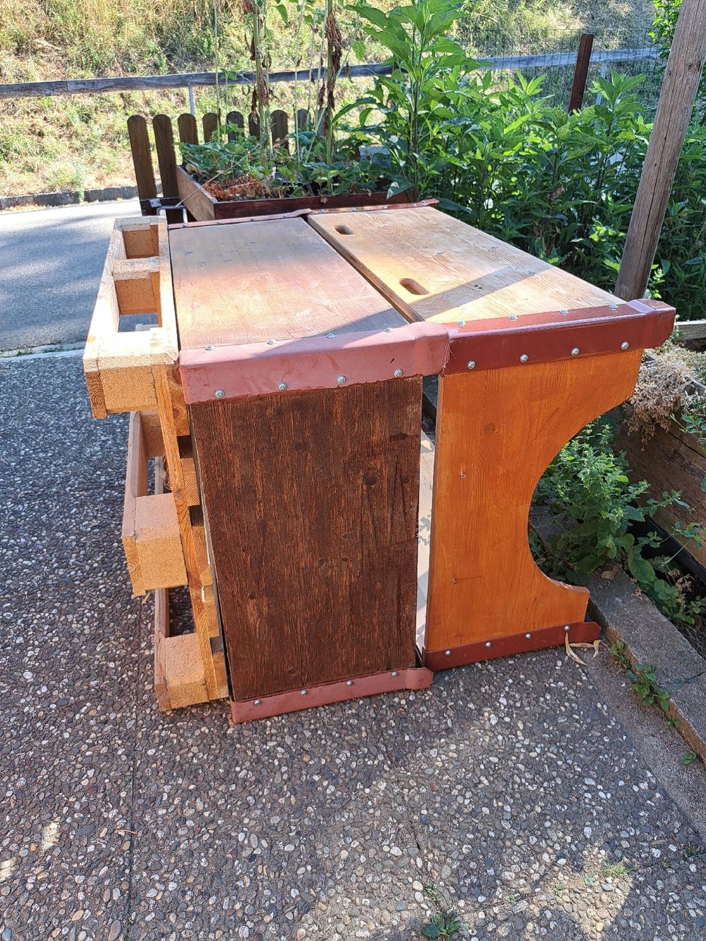 Pallets: Palette mit 2 Palettrahmen und Deckel – Usato da Diepflingen venduto da Hanshans... 1