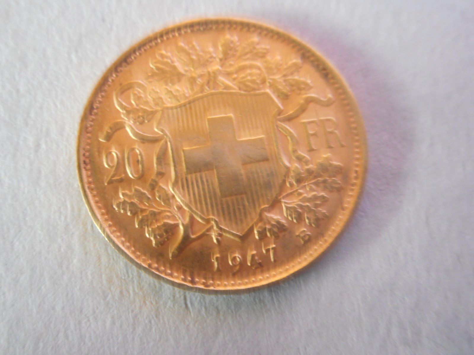 Alle Münzen: 20 Fr. Goldvreneli 1947 B – Neu (gemäss Beschreibung) aus Kriegstetten von pizlad2010 1