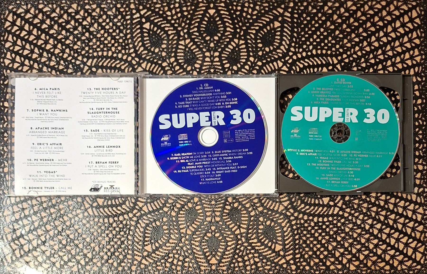 CD: Super 30 - Die Dritte, 2CD Hit Compilation Sampler 1993 – Usato da Schönenberg TG venduto da breiti12 2