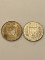 Silbermünzen 2 x 5 Frs 1967