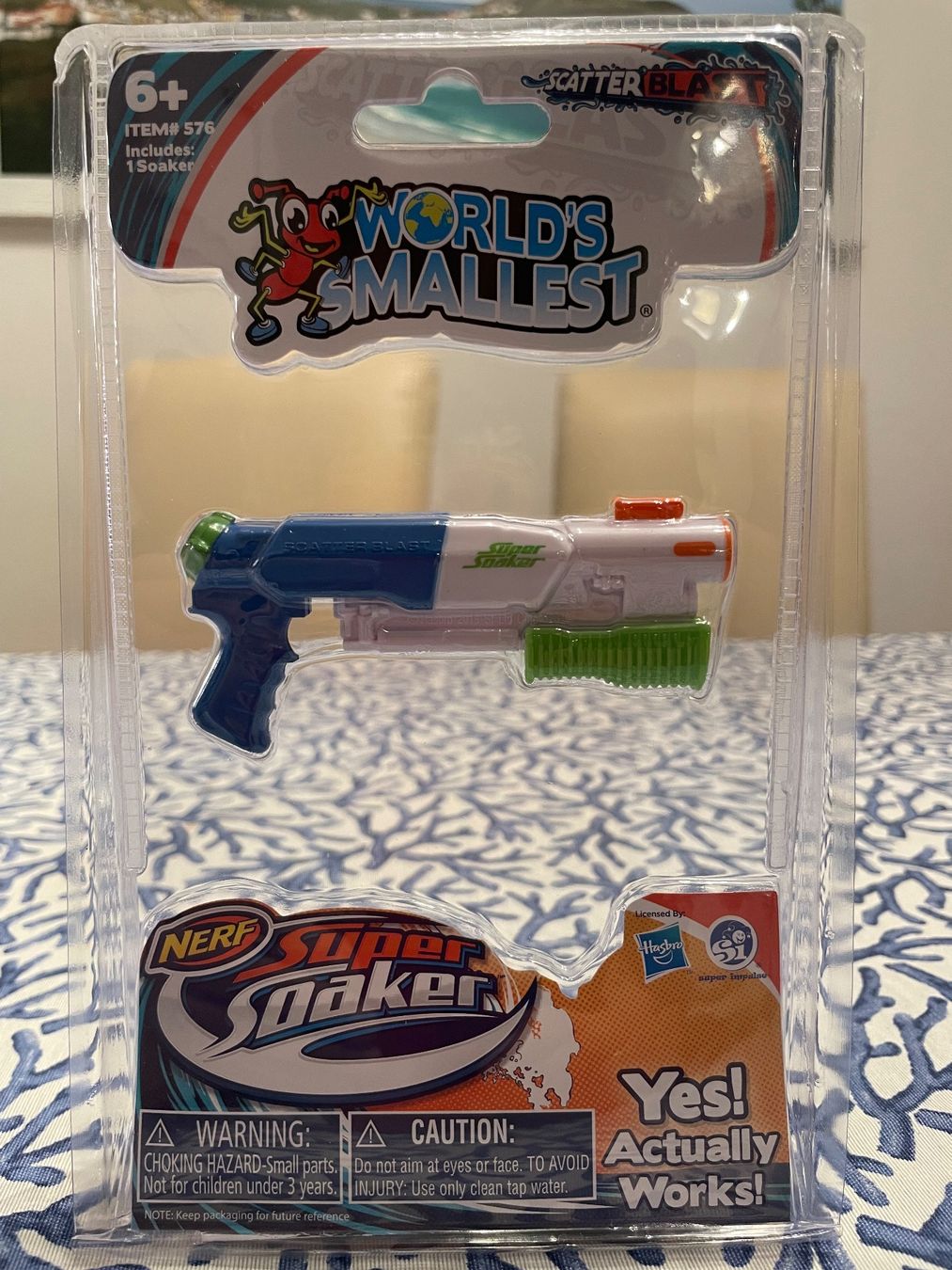 Nerf Giocattoli: World‘s Smallest Nerf Super Soaker Wasserpistole – Nuovo e nell'imballaggio originale da Oberwangen b. Bern venduto da Ssimon2