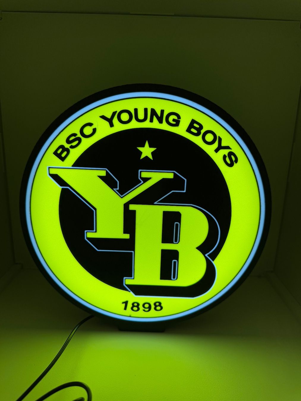 Lampen: Lightbox lumière led BSC YOUNG BOYS – Neu (gemäss Beschreibung) aus Vicques von PAMB3D 4