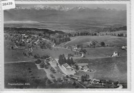 Flugaufnahme Pension-Hirschen Albis
