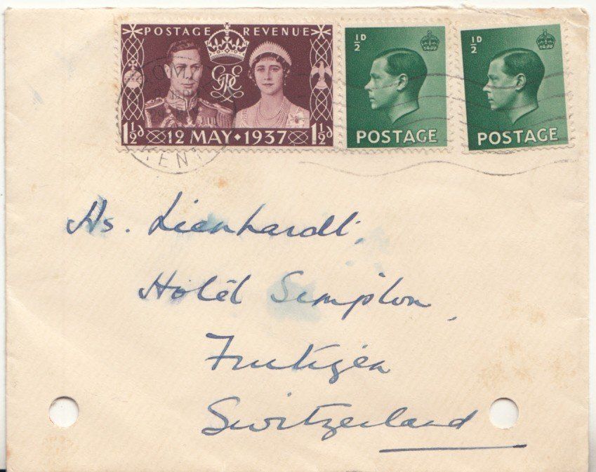 Tutti i francobolli: Grossbritannien Coronation King George Vl. – Usato da Bürglen TG venduto da StampGraf