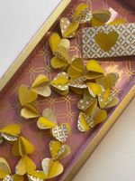 Papier-Herzgirlande – handgemacht & recycelt – dekorativ