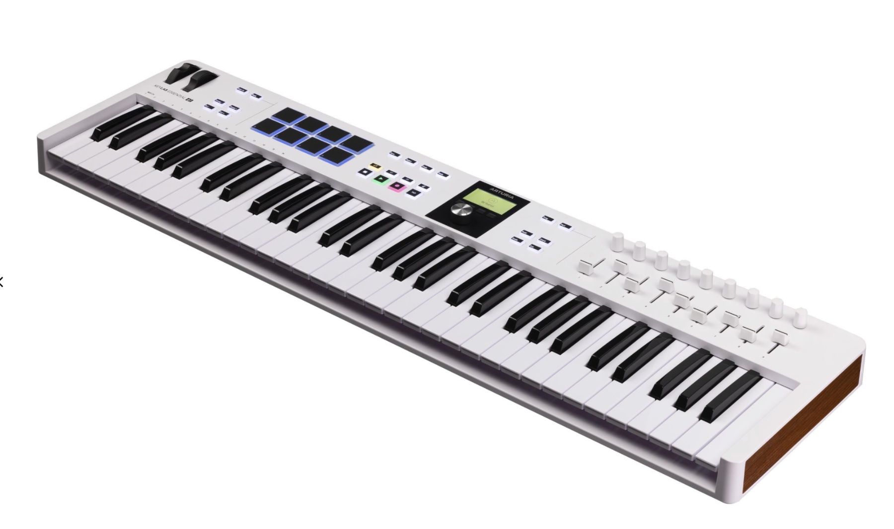 Arturia Strumenti musicali: Arturia KeyLab Essential 61 MK3 Weiss + Ständer – Usato da Winterthur venduto da Flyer16 1