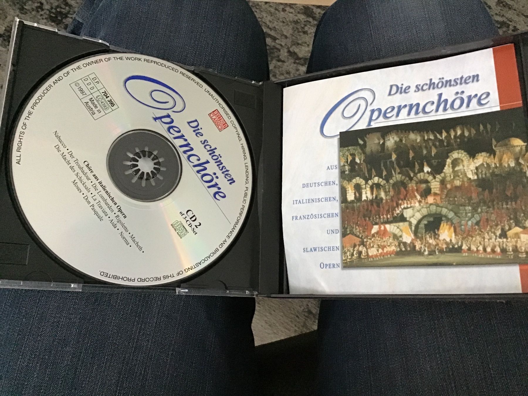 CD: Die schönsten Opernchöre 3 CD‘s – Usato da Scherzingen venduto da Starseller62 1