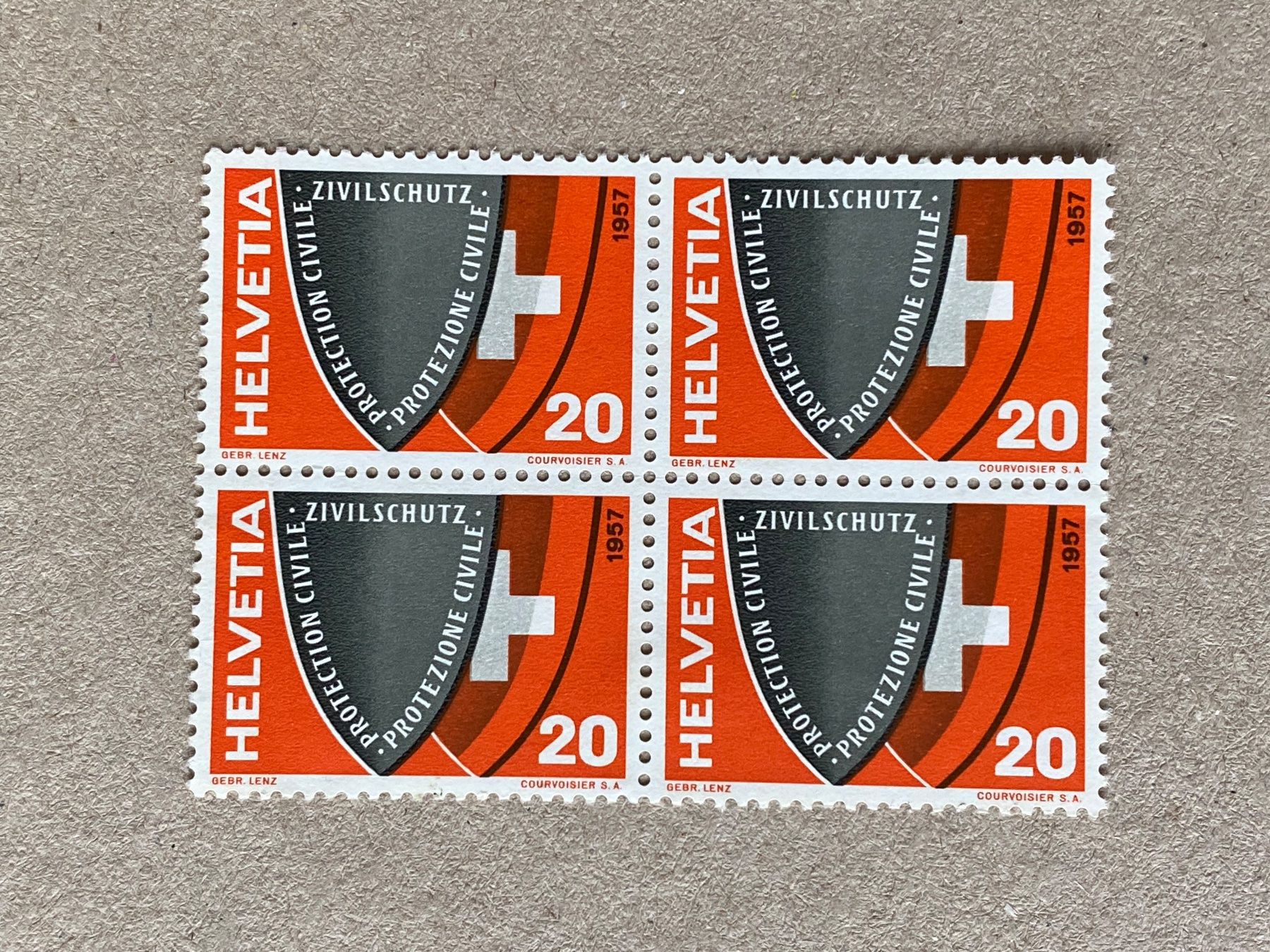 Tutti i francobolli: 330, Viererblock, postfrisch – Usato da Aarau venduto da hilde47