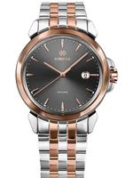 🇨🇭 Herrenarmbanduhr Jowissa® Swissmade Edelstahl Grau NEU