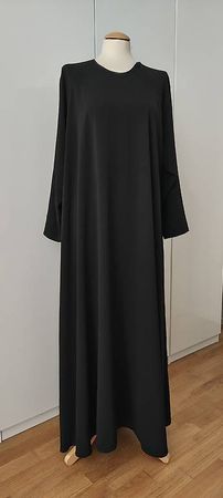 Kleid/Abaya schwarz mit Reissverschluss
