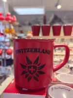 Switzerland Red Mug - Embossed Swiss Cross Design! 