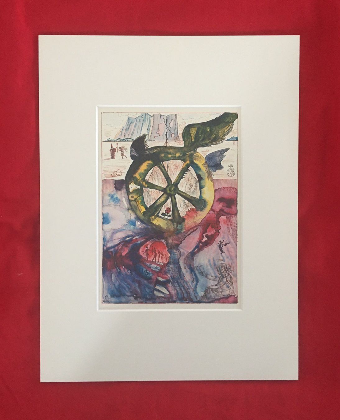 Grafiken & Lithographien: Salvador Dali  MS-6/7-pp: Höllenrad – Gebraucht aus Nennigkofen von Sommersonnen 1