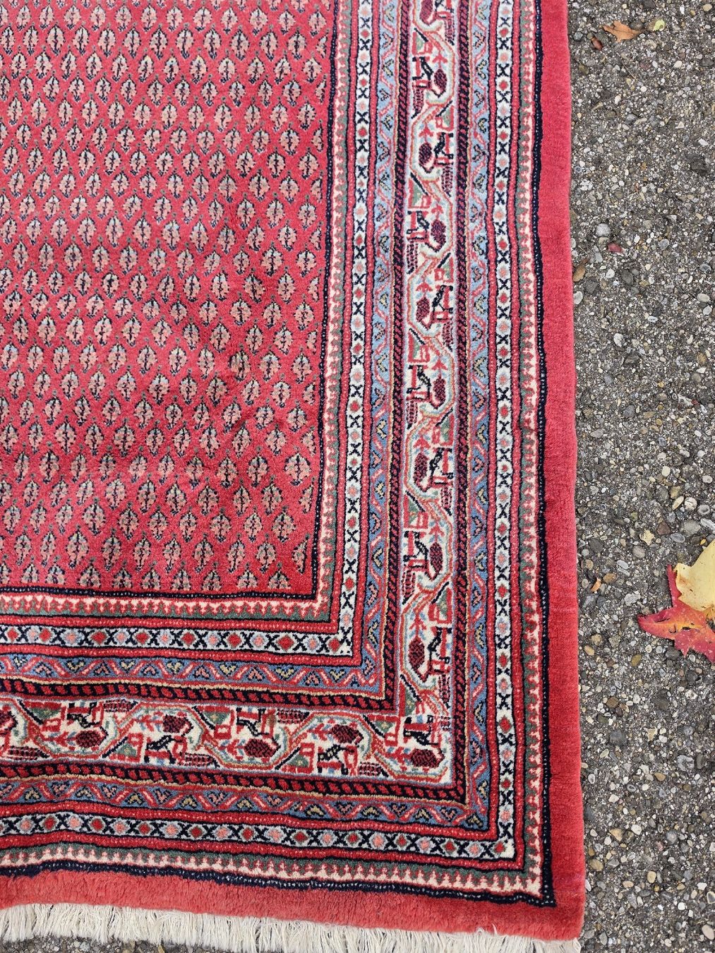 Tappeti: Teppich rot mit Fransen gebrauchter Zustand – Usato da Mettlen venduto da elios0888 6