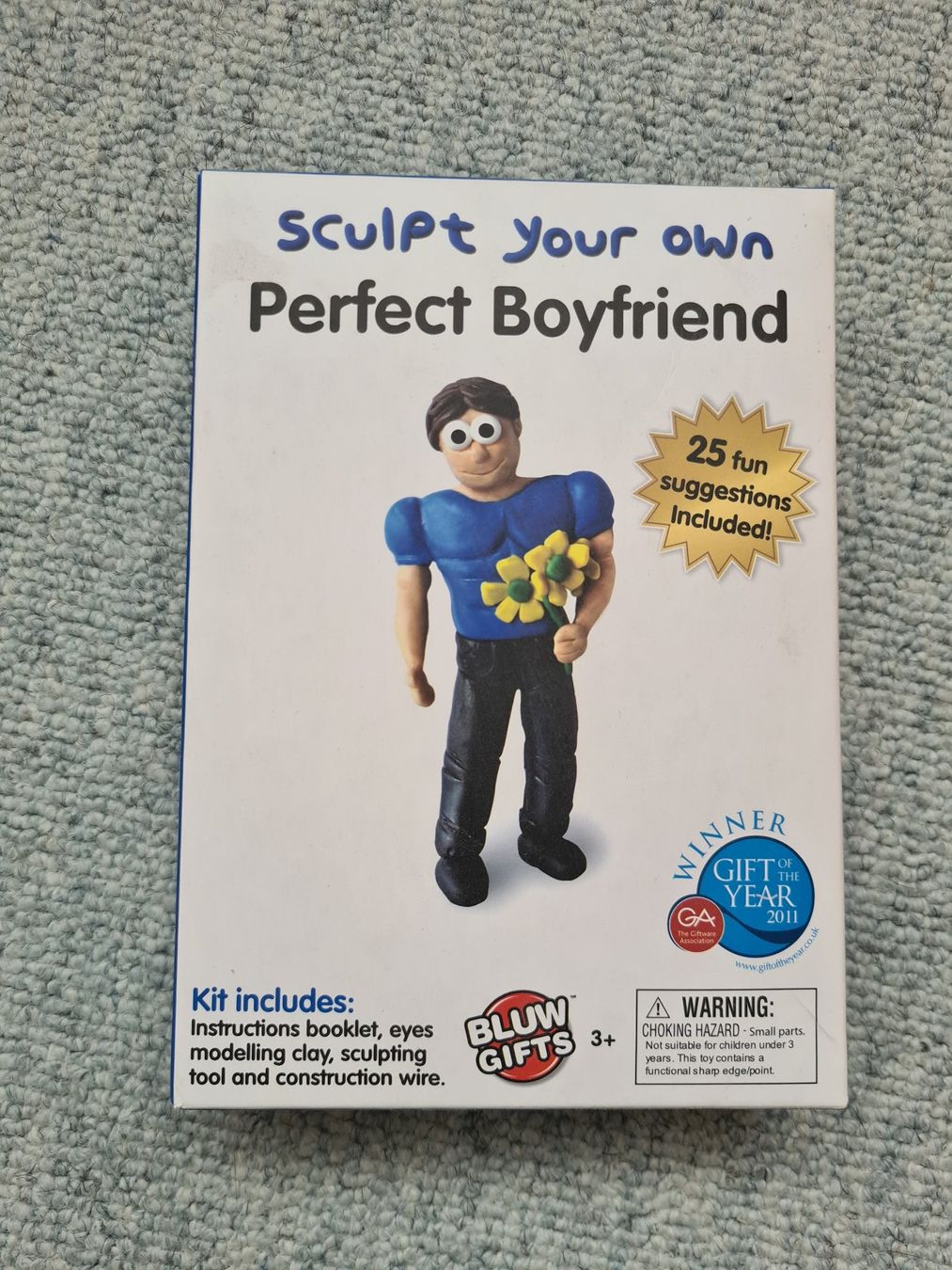 Kit bricolage: Geschenkidee, Knete, der perfekte Mann, Basteln – Nuovo e nell'imballaggio originale da Hettlingen venduto da worldexplorer