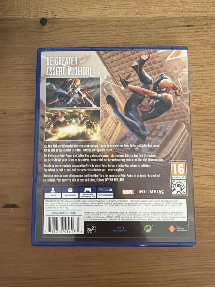 Sony Spiele: Spiderman Ps4 – Gebraucht aus Hagendorn von masterchieff 1