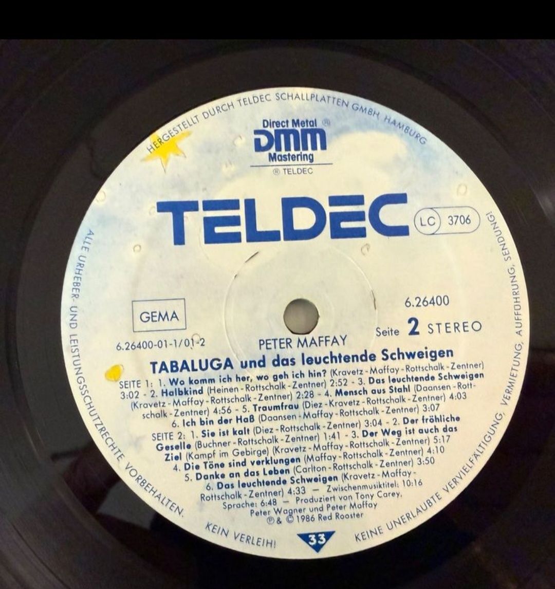 Dischi in vinile: PETER MAFFAY - TABALUGA und das leuchtende Schweigen – Usato da Stansstad venduto da Mona07. 3